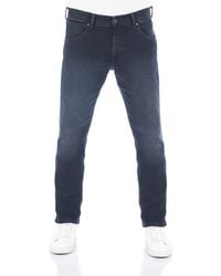 Wrangler - Jeans Greensboro Regular Straight Fit Jeanshose Hose Denim Stretch Baumwolle Blau Schwarz w30 - w46, - Lyst