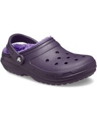 Crocs™ - Unisex Adult Classic Lined | Warm And Fuzzy Slippers Clog - Lyst