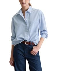 Marc O' Polo - Marc OߴPolo Denim Hemd mit Brusttasche Relaxed Fit - Lyst