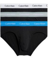 Calvin Klein - Slip Hipster Uomo Confezione da 3 Cotone Elasticizzato - Lyst
