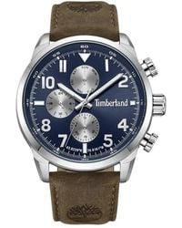 Timberland - Analog Quartz Watch With Leather Strap Tdwgf0009701 - Lyst