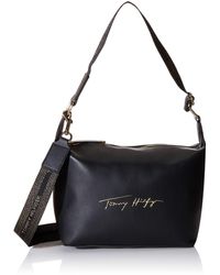 Tommy Hilfiger Charming Tommy Hobo Corporate Melton Check 
