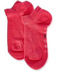 Esprit - Kind Korte Sokken Foot Logo 2-pack K Sn Katoen Kort Eenkleurig Multipack 2 Paar - Lyst