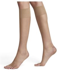 FALKE - Shelina Toeless 12 Den W Kh Ultra-sheer Plain 1 Pair Knee-high Socks - Lyst