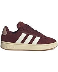 adidas - Grand Court Alpha 00s Low Top Trainers S Burgundy/off White 6 - Lyst