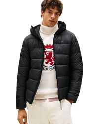 Tommy Hilfiger - Mid Gewicht Hooded Jas Mw0mw41983 Andere Jassen - Lyst