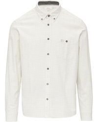 S.oliver - Regular Fit: Kariertes Hemd mit Button-Down-Kragen weiß 3XL - Lyst