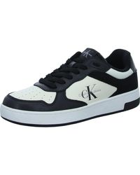 Calvin Klein - Jeans S Basket Cupsole Casual Trainers White 11 Uk - Lyst