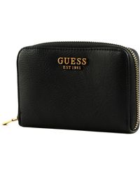 Guess - Portefeuille Cuir PU Arja Jeans - Lyst
