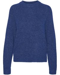 Vero Moda - Vmfiluca Ls O-neck Pullover Ga Noos Sweater - Lyst