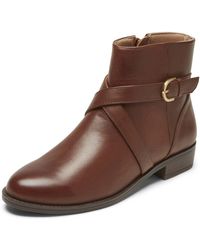 Rockport - Vicky Belt Bootie Ankle Boot - Lyst