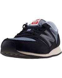 New Balance 420 Black and Grey Suede 