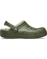 Crocs™ - Baya Lined Clog Army Green/multi Size 6 Uk / 7 Uk - Lyst