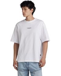G-Star - G-STAR Overdyed Center Chest Boxy T-Shirt - Lyst