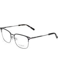 Ted Baker - Damon Tb4343 Sleek Grey Square Full Rim Eyeglasses - Lyst