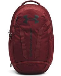 Under Armour - Hustle 5.0 Backpack Chestnut Red/chestnut Red/black One Size - Lyst
