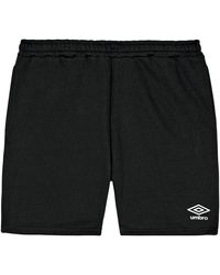Umbro - S Jogger Shorts Black/white Xl - Lyst