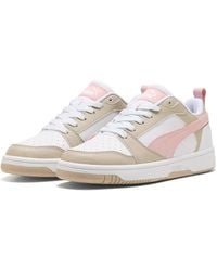PUMA - Scarpa 393833-31 Rebound V6 Low(Db) 45/2 White/Mauve - Lyst