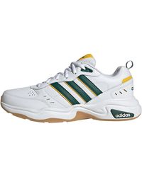 adidas - Strutter Shoes Sneakers,ftwr White/collegiate Green/bold Gold,40 2/3 Eu - Lyst