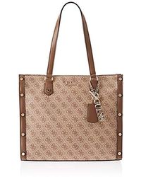 Guess Florence Tote, 35.5x29.5x12.5 Centimeters - Braun