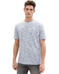 Tom Tailor - Basic T-Shirt im Spacedye-Style - Lyst