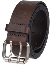 Dickies - Mens Leather Double Prong Belt - Lyst
