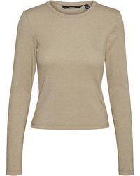 Vero Moda - Vmchloe LS Maglietta a iche Corte Jrs Noos Lunghe - Lyst