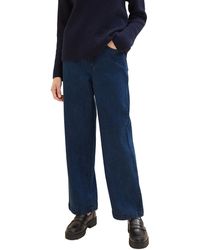 Tom Tailor - High Waist Culotte Jeans mit weitem Bein - Lyst