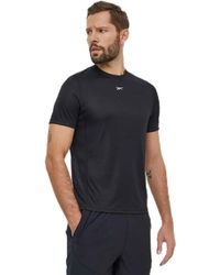 Reebok - Hardlopen Ss Speedwick Tee Zwart - Lyst