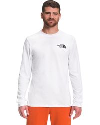 The North Face - S' Long Sleeve Box Nse Tee - Lyst