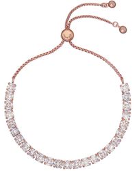 Ted Baker - Melrah Icon Crystal Adjustable Tennis Bracelet For - Lyst