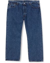 Levi's - 501 Original Fit Big & Tall Jeans Medium Indigo Worn - Lyst
