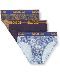 Sloggi Go Mini C3P sous-vêtement - Bleu