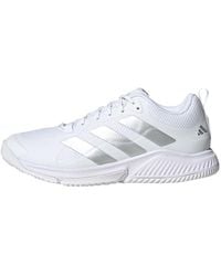 adidas - Court Team Bounce 2.0 Sneakers,ftwr White/silver Met./grey One,40 2/3 Eu - Lyst