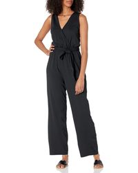 The Drop - @caralynmirand Sleeveless Wrap-jumpsuit - Lyst