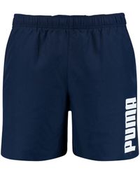 PUMA - Mid Length Swim Trunks - Lyst