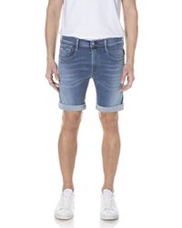 Replay - Anbass Jeans-Shorts - Lyst