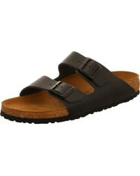 Birkenstock - Milano Birko Flor Schwarze Sandalen Modell 34791 Normal Fit - Lyst