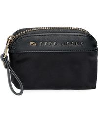 Pepe Jeans - Morgan Geldbörse schwarz 11,5 x 8,5 x 1,5 cm Polyester und PU von Joumma Bags - Lyst
