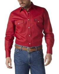 Wrangler - Firm Finish Button Down - Lyst