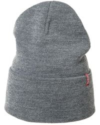 Levi's - New Slouchy Beanie W Red – Muts – - Lyst