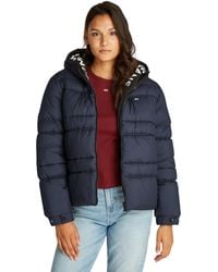 Tommy Hilfiger - S Tjw Quilt Rouch Tape Dw0dw20389 Puffer Jacket - Lyst