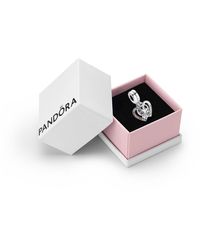 PANDORA - Elevated Heart Necklace - Lyst