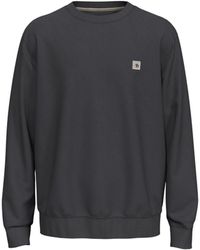 Scotch & Soda - Regular Fit Logo Badge Sweatshirt In Organic Cotton - Lyst