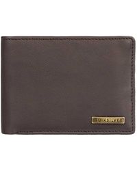 Quiksilver - Leather Bi-fold Wallet - - M - Lyst