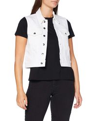 Calvin Klein Vest Chaqueta Vaquera - Blanco