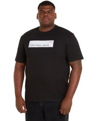 Calvin Klein - S/s T-shirts Black - Lyst