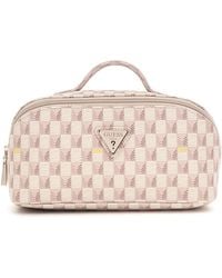 Guess - Kulturbeutel g wave travel lrg g9344067 blush logo - Lyst