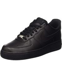 black air force ones for men