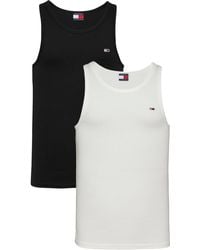 Tommy Hilfiger - TJM XSLIM 2PCK Rib Tank EXT Other T-Shirts - Lyst